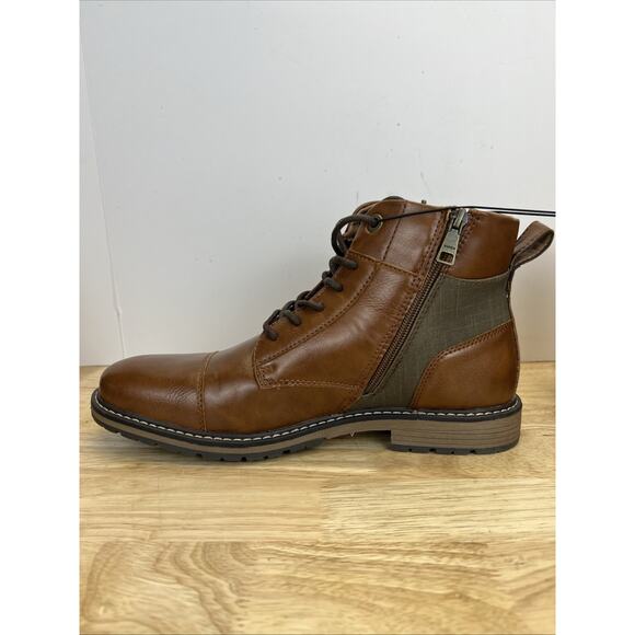 Madden By Steve Madden Trempt Boots Light Brown Side Zip Buckle Mens Size 9 main image 9